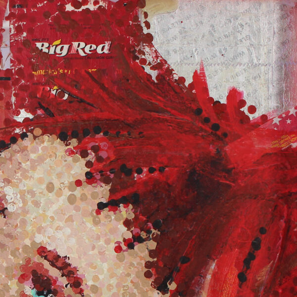 Big Red painting hair detail by pixelstud