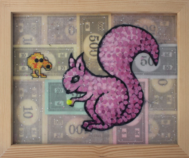 Haaay Squirrelfriend painting by pixelstud