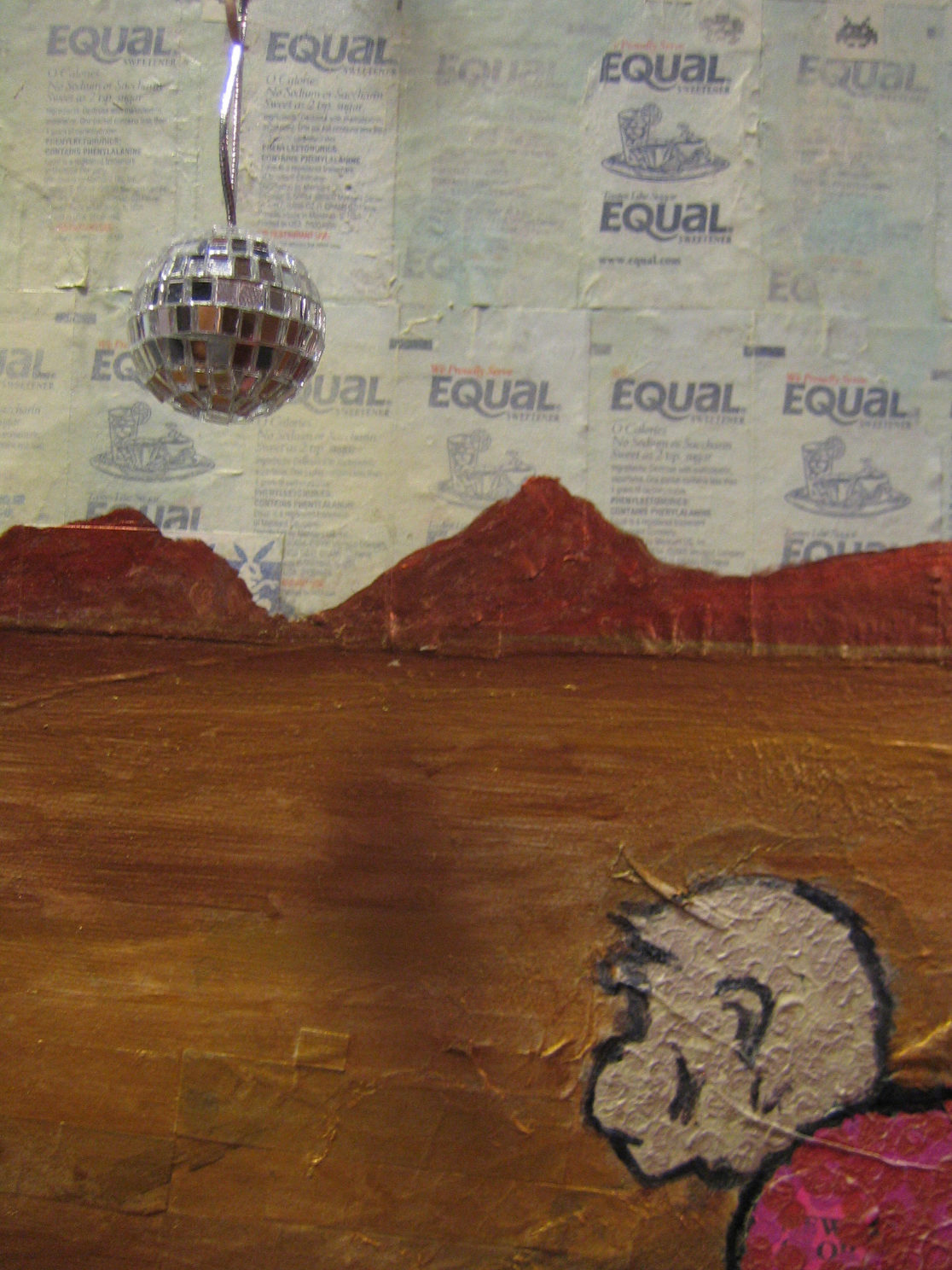 badlands_rabbit_monkey_painting_pixelstud_pixel_stud_lego_art_disco_ball_detail_high