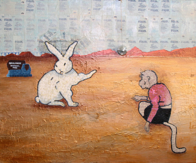 badlands_rabbit_monkey_painting_pixelstud_pixel_stud_lego_art_disco_ball_high