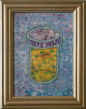 Pam pill bottle medicine lego art painting pixelstud