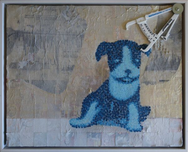 Blue Dog Caliper-painting-art-pixelstud